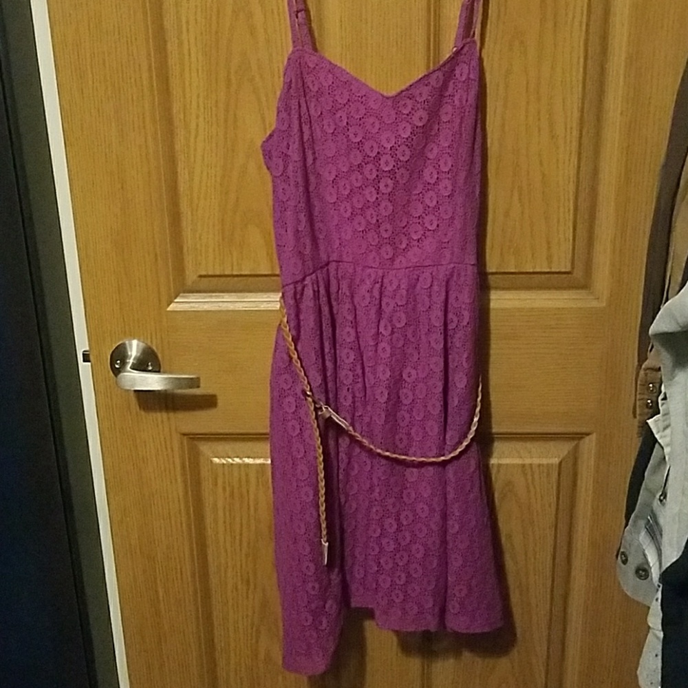 Purple dress